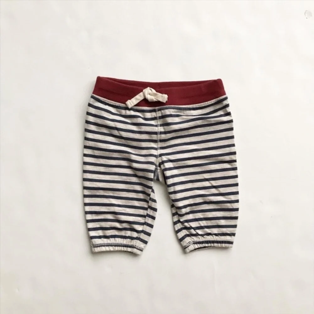 Babygap stripe casual pants EUC 0-3 months